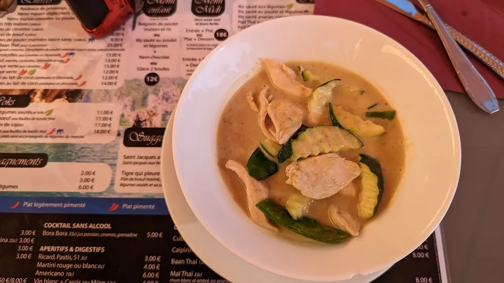 Poulet Au Curry Vert Et Coco